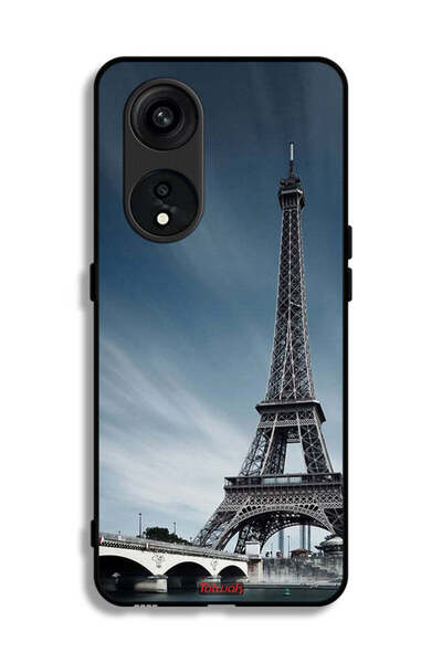 Tolwak غطاء حماية لهاتف Oppo Reno 8T 5G بتصميم برج إيفل
