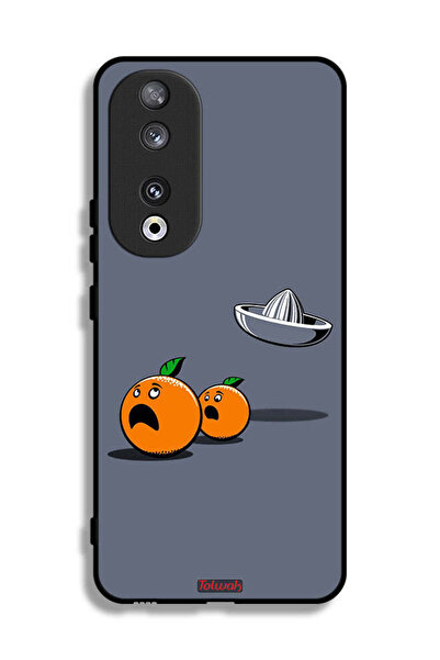 Tolwak غطاء حماية لهاتف Honor 90 بتصميم فني رقمي بسيط وفكاهي