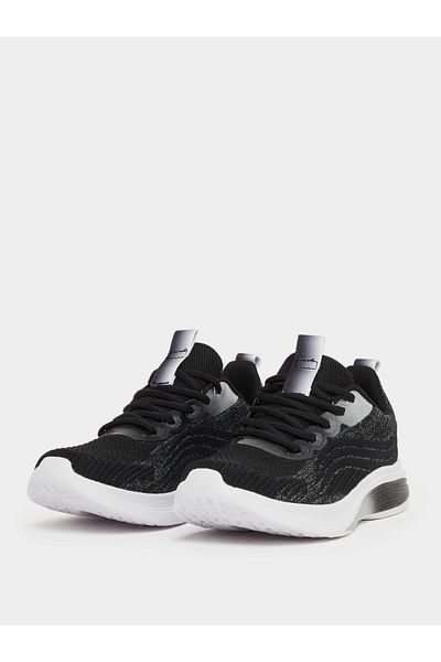 Styli Textured Mesh Lace Up Sneakers