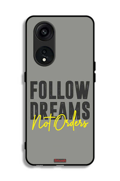 Tolwak غطاء حماية لهاتف Oppo Reno 8T 5G اتبع الأحلام وليس الأوامر