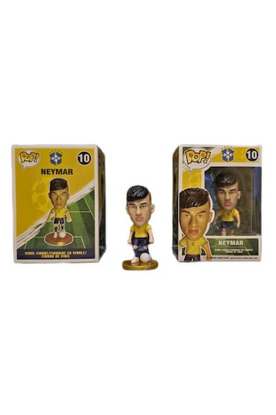 ANGMAD Neymar Action Figurine in Brazilian Jersey, 10 cm