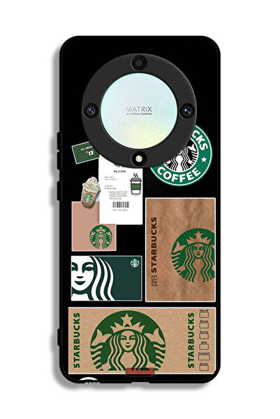 Tolwak غطاء حماية لهاتف Honor X9a بملصق ستاربكس