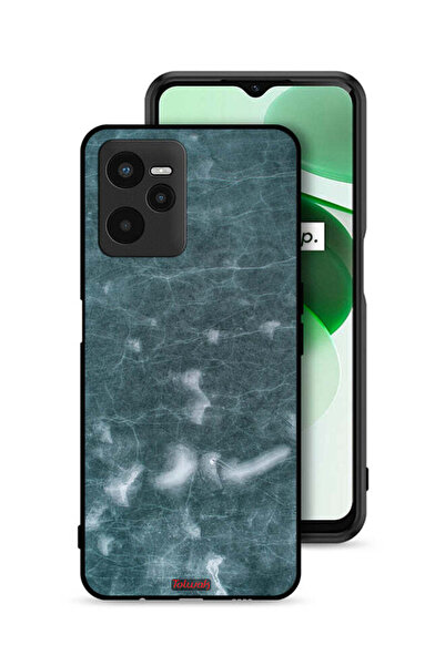 Tolwak Realme C35 Protective Case Cover Stonish Pattern