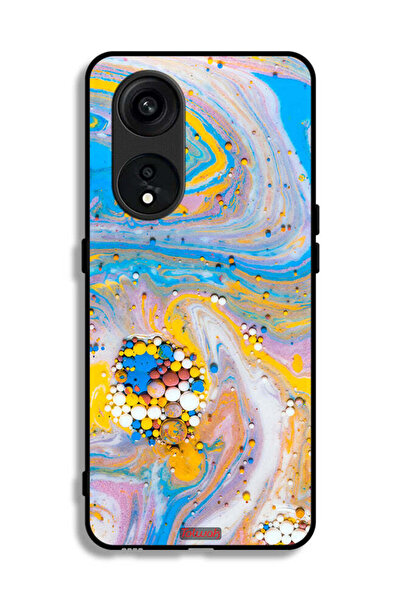 Tolwak Oppo Reno 8T 5G Protective Case Cover Gems Colorful Abstraction