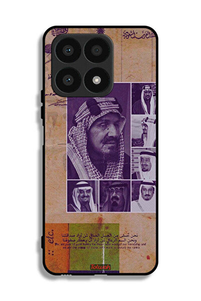 Tolwak غطاء حماية لهاتف Honor X8a - صور قديمة لملوك السعودية
