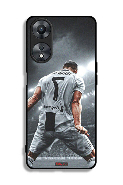Tolwak غطاء حماية لهاتف Oppo A58 5G بطبعة احتفال كريستيانو رونالدو
