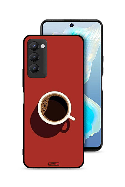 Tolwak غطاء حماية لهاتف تكنو كامون 18 بتصميم فنجان قهوة