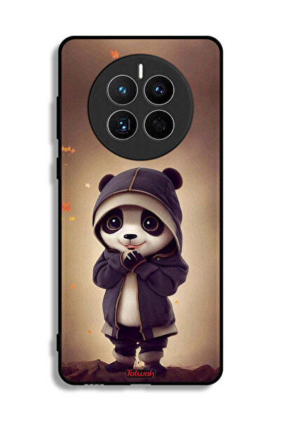 Tolwak غطاء حماية لهاتف هواوي ميت 50E بتصميم باندا صغير لطيف