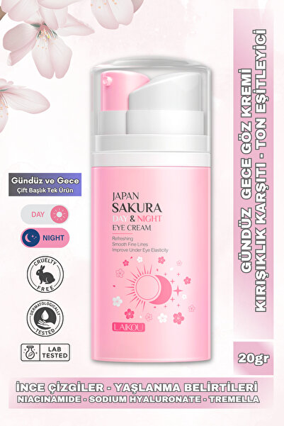 LAIKOU Kırışıklık Koyu Halka Morluk Torba Karşıtı Nemlendirici Göz Çevresi Kr...