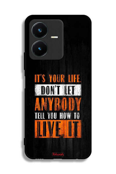 Tolwak غطاء حماية Vivo Y22 Its Your Life