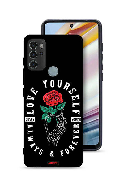 Tolwak غطاء حماية موتورولا موتو جي 60 إس - أحب نفسك دائمًا