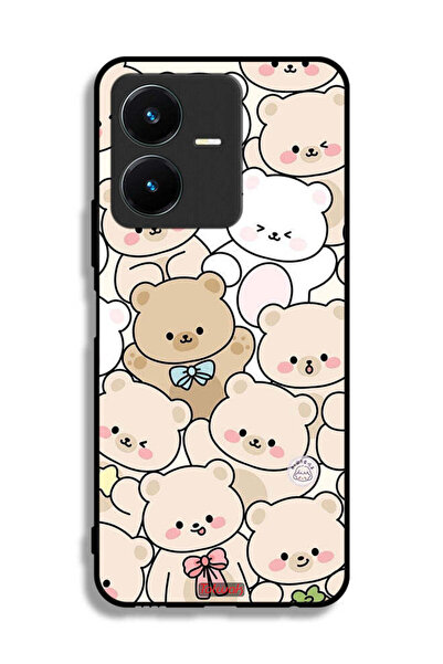 Tolwak غطاء حماية لهاتف Vivo Y22s بنقشة دببة