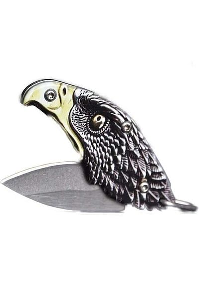 dalimag Breloc cuțit și deschizător de sticle, model Vultur, 65x25x6mm, Dalimag