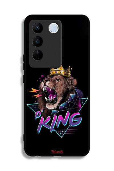 Tolwak غطاء حماية Vivo V27e برسومات الأسد الملك