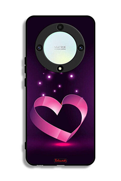 Tolwak غطاء حماية لهاتف Honor X9a بتصميم قلب