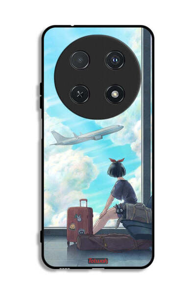 Tolwak غطاء حماية لهاتف هواوي نوفا 12i بتصميم فن السفر