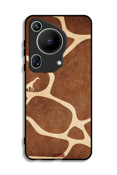 Tolwak غطاء حماية لهاتف هواوي بيورا 70 ألترا بتصميم جلد الزرافة