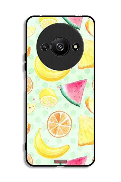 Tolwak غطاء حماية لهاتف شاومي ريدمي A3 4G برسومات فواكه وألوان مائية