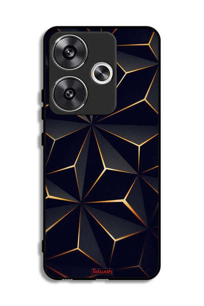 Tolwak Xiaomi Poco F6 5G Protective Case Cover Pattern