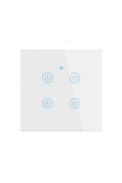 Generic White Quad Smart Light Switch