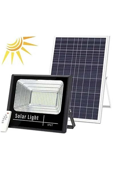 divendi-ro 100w LED Spotlight KIT DIMABIL JORTAN with INDIVIDUAL Solar Panel and Remote Control