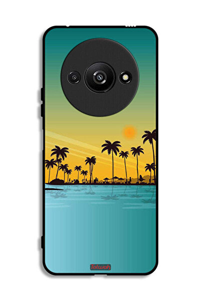 Tolwak Xiaomi Redmi A3 4G Protective Case Cover Scenery Abstract Art