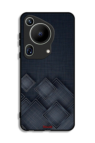 Tolwak غطاء حماية لهاتف هواوي بيورا 70 ألترا بنقشة مربعات على القماش