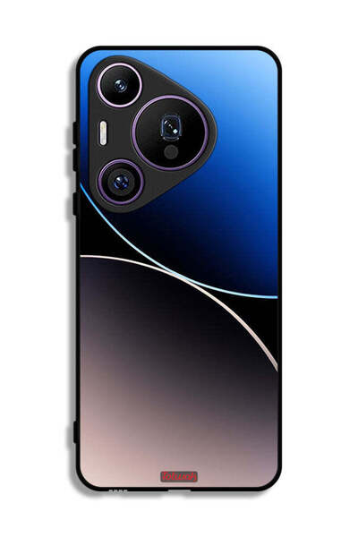 Tolwak غطاء حماية لهاتف هواوي بيورا 70 برو بنمط خطوط منحنية