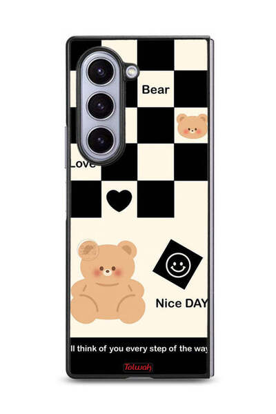 Tolwak غطاء حماية لهاتف Samsung Galaxy Z Fold6 سأفكر فيك في كل خطوة على الطريق