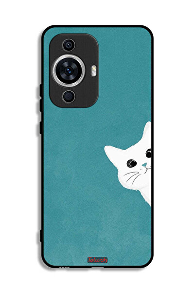 Tolwak غطاء حماية لهاتف هواوي نوفا 12 إس بتصميم قطة