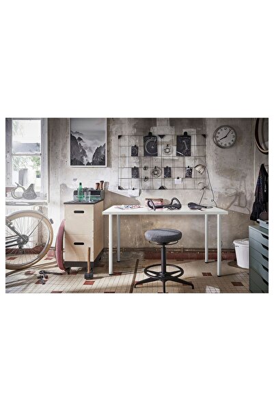 IKEA çalışma masası, beyaz, 140x60 cm