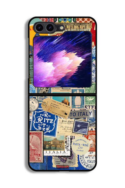 Tolwak ملصقات غطاء حماية لهاتف Samsung Galaxy Z Flip6 لمدن مختلفة