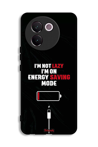Tolwak غطاء حماية لهاتف Vivo V30e 5G أنا لست كسولاً، أنا في وضع توفير الطاقة