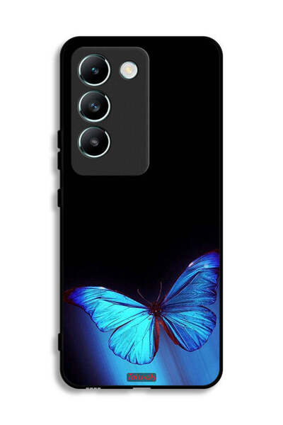 Tolwak غطاء حماية لهاتف Vivo V30 Lite 4G بنقشة فراشة