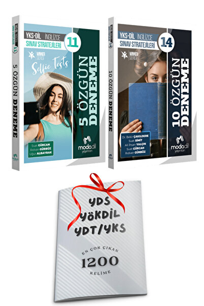 Modadil Yayınları YKS YDT YKSDil Modadil 5 Deneme + 10 Deneme Toplam 15 Denem...