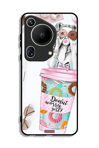 Tolwak غطاء حماية فائق لهاتف هواوي بيورا 70 - فتاة دونات ووري