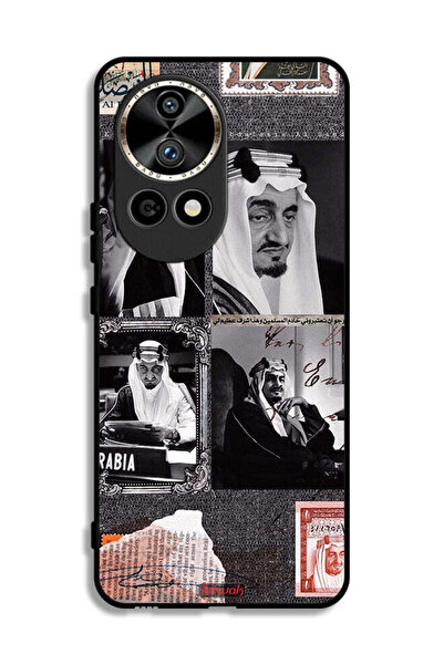 Tolwak غطاء حماية لهاتف هواوي نوفا 12 برو 5G، ملصق الملك فيصل العتيق