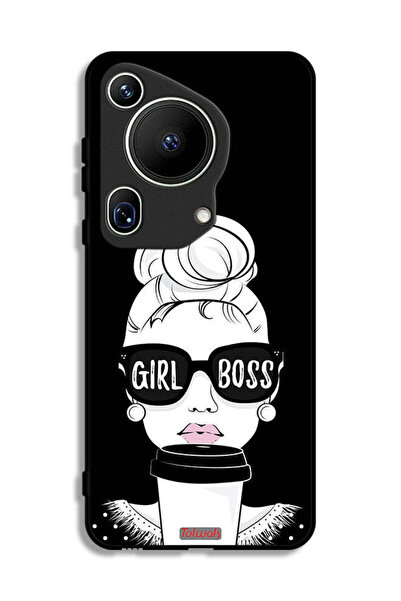 Tolwak غطاء حماية فائق لهاتف هواوي بيورا 70 - فتاة بوس