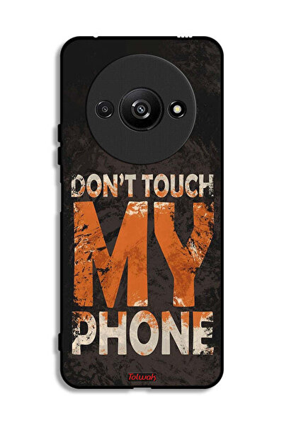 Tolwak Xiaomi Redmi A3 4G Protective Case Cover Do Not Touch My Phone