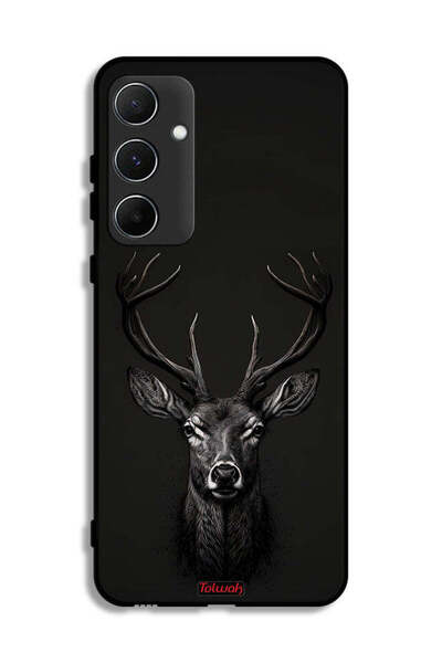 Tolwak غطاء حماية لهاتف سامسونج جالاكسي A55 5G برسومات غزال رقمية