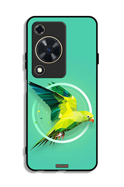 Tolwak غطاء حماية لهاتف هواوي إنجوي 70 بتصميم ببغاء تجريدي