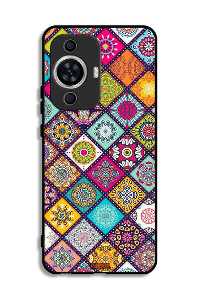 Tolwak غطاء حماية لهاتف هواوي نوفا 11 بنمط مربعات ماندالا