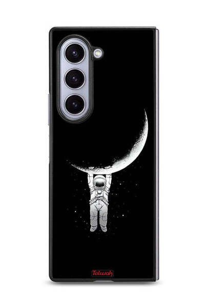 Tolwak غطاء حماية لهاتف Samsung Galaxy Z Fold6 معلق من القمر