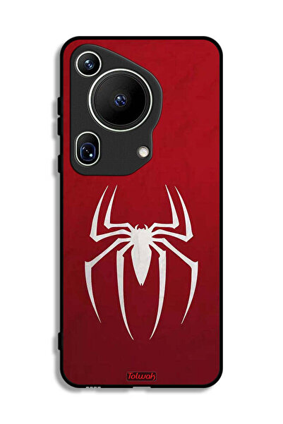 Tolwak غطاء حماية لهاتف هواوي بيورا 70 ألترا بتصميم أيقونة العنكبوت