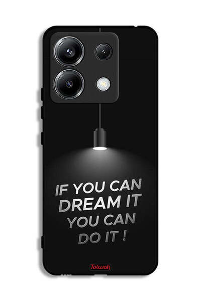 Tolwak غطاء حماية لهاتف Xiaomi Poco X6 5G إذا كنت تستطيع أن تحلم به، يمكنك تح...