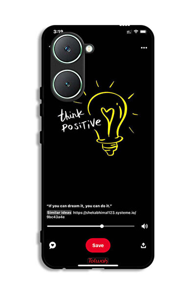 Tolwak غطاء حماية لهاتف Vivo Y03 4G - فكر بإيجابية
