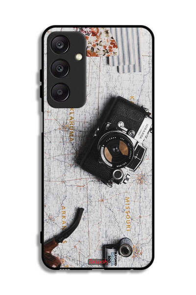 Tolwak Samsung Galaxy A25 5G Protective Case Cover Vintage Camera