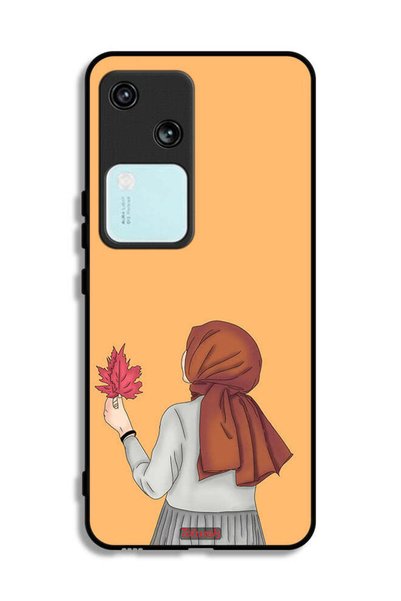 Tolwak غطاء حماية لهاتف Vivo V30 5G يحمل ورقة شجر
