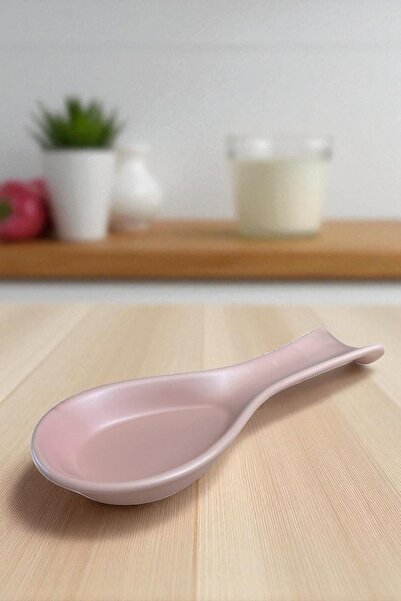 ALBETTO Seramik Kirli Kaşıklık Kepçe Kaşıklık Altlığı 28cm Pudra