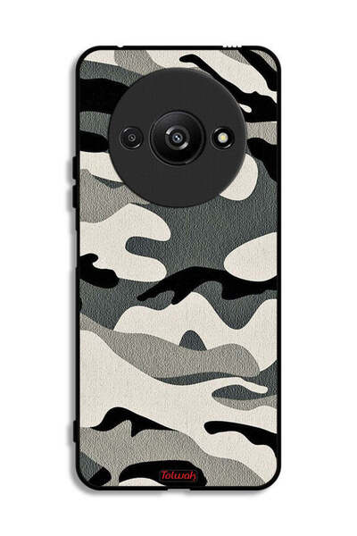 Tolwak Xiaomi Redmi A3 4G Protective Case Cover Camouflage